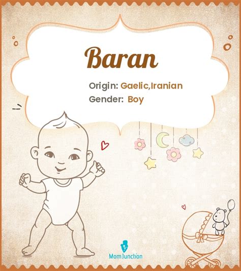 wat betekent baran|Meaning, origin and history of the name Baran